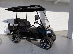 2022 Black Out Evolution Classic 4 Plus Golf Cart 053
